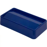 Carlisle TrimLine Blue Swing Lid for 15 Gal. and 23 Gal. Rectangular Waste Containers (4-Pack) thumbnail 1