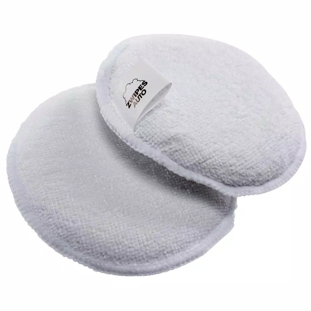 Zwipes 5 in. Microfiber Wax Applicator Pads, 8-Pack
