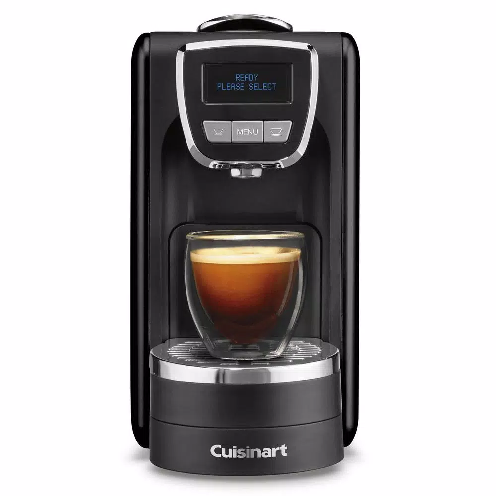Cuisinart Espresso Defined Black Espresso Machine, 19 Bar Pressure, Nespresso OriginalLine Compatible