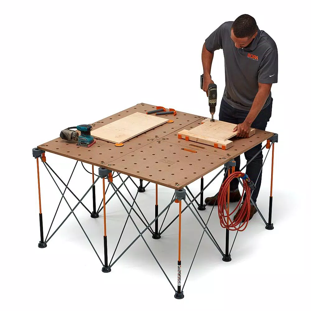 BORA Centipede 24 in. x 48 in. Heavy-Duty Workbench Top with 3/4 in. Dog Holes