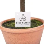 Pure Garden 11.5 in. Faux Boxwood Topiary Arrangements with Decorative Pots, Set of 3 thumbnail 4