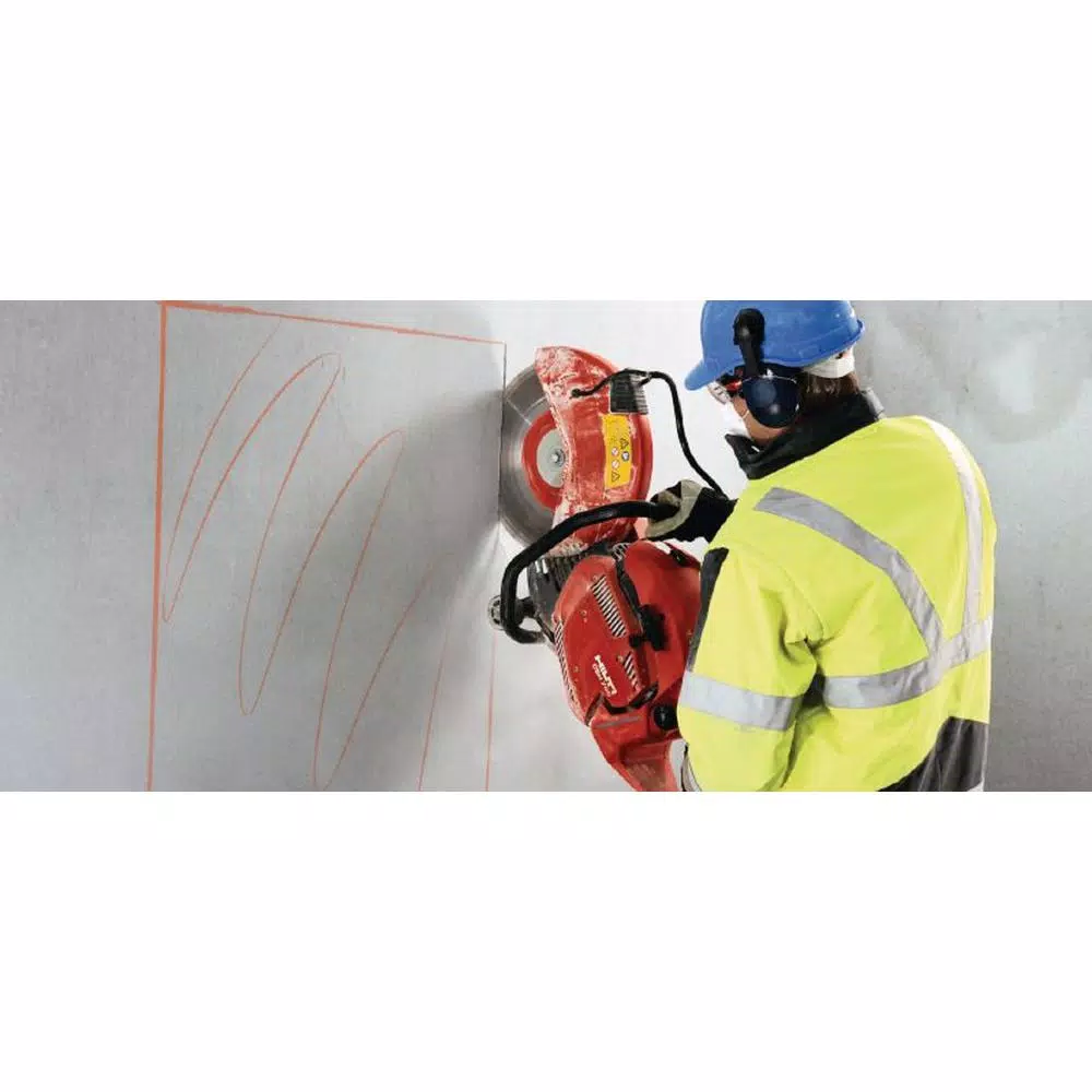 Hilti DSH 700-X 14 in. Hand Held Gas Saw with 3 Premium Diamond Blades
