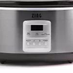 Zing 7 Qt. Oval Programmable Slow Cooker with Glass Lid, Dark Stainless Steel thumbnail 3