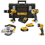 DEWALT 20V MAX Lithium-Ion Cordless 4-Tool Combo Kit with TOUGHSYSTEM Case, 2Ah & 4Ah Batteries thumbnail 1