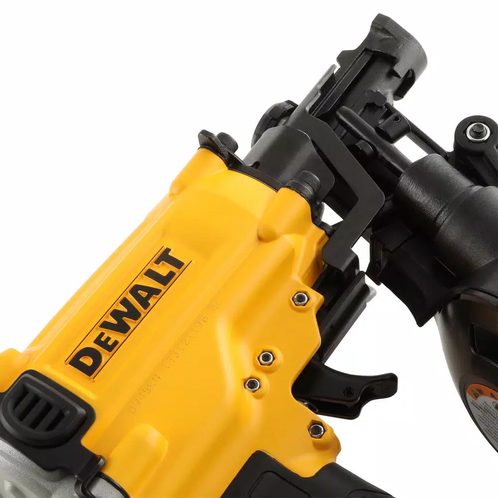 DEWALT 15-Degree Pneumatic Coil Roofing Nailer with 7,200-Pack Galvanized Steel Nails