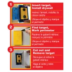 Calculated Industries Blind Mark Magnetic Drywall Electrical Box Locating Tool, 3-Piece Set thumbnail 5