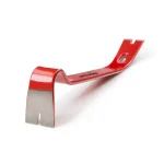 TEKTON 15 in. Flat Utility Pry Bar with Chisel Tips and 3 Nail Slots thumbnail 3