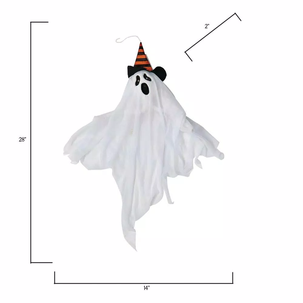 Worth Imports 28 in. Halloween Light Up Hanging Ghost Set of 2 with Multi-Color LED Lights