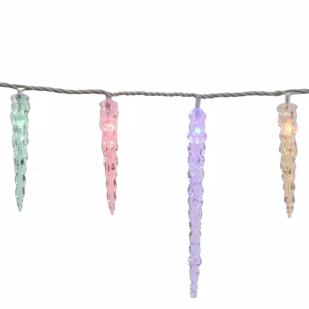 Novolink 80-Light 8mm Mini Globe Multi-Color LED Icicle Lights with Wireless Smart Control