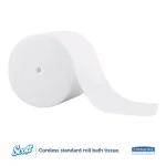 Kimberly-Clark PROFESSIONAL Scott Coreless Standard Bath Tissue, 2-Ply, White, 36 Rolls thumbnail 2
