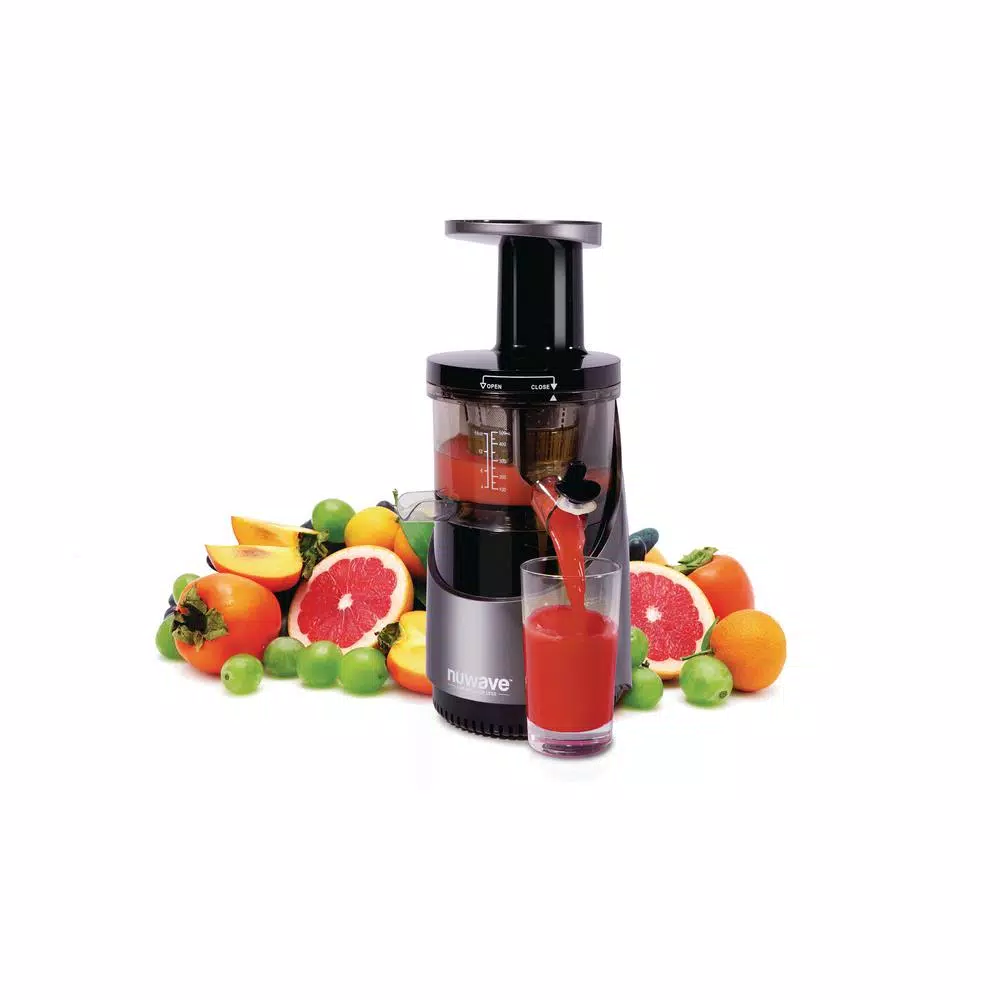 NuWave Nutri-Master 16 fl. oz. Black Masticating Slow Juicer