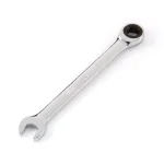 TEKTON 7/16 in. Ratcheting Combination Wrench, 6-Point Box End, 72-Tooth Gear thumbnail 1