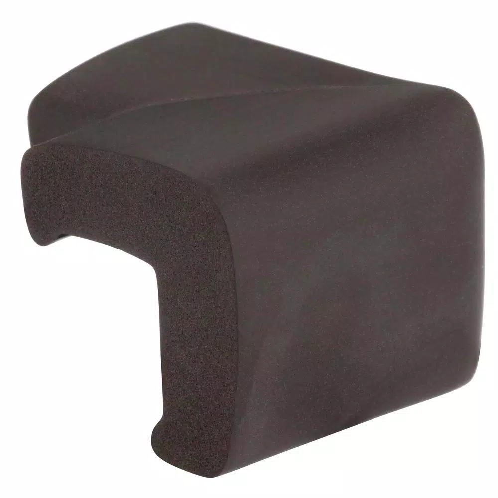 Dreambaby Foam Corner Protectors, Brown (4-Pack) - Furniture Edge Guards