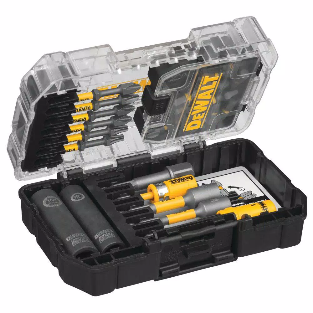 DEWALT MAX Impact 35-Piece Screwdriver Bit Set, Impact Rated Hex Shank