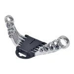 KING 5-Piece Metric Half-Moon Box-End Wrench Set, 8 mm to 22 mm with Hanging Clip thumbnail 2