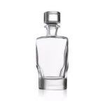 JoyJolt Carina Crystal Whiskey Decanter - 25 oz Square Glass Liquor Decanter with Stopper thumbnail 1