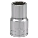 Husky 9/16 in. 12-Point SAE Standard Socket, 1/2 in. Drive thumbnail 1