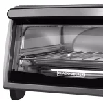 BLACK+DECKER 4-Slice Stainless Steel Toaster Oven with EvenToast Technology thumbnail 6