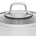 BergHOFF Essentials Manhattan 2.5 qt. 18/10 Stainless Steel Casserole Dish with Glass Lid thumbnail 2