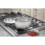 Cuisinart Chef's Classic 3 Qt. Stainless Steel Saucepan with Glass Lid thumbnail 3