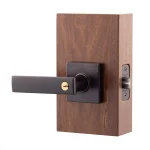 Copper Creek Craftsman Remi Keyed Entry Door Lever, Tuscan Bronze, ANSI Grade 3 thumbnail 2