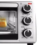BLACK+DECKER 4-Slice Stainless Steel Toaster Oven with EvenToast Technology thumbnail 5