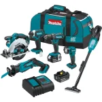 Makita 18V LXT Cordless 6-Piece Combo Kit with 3.0Ah Batteries and Charger thumbnail 1
