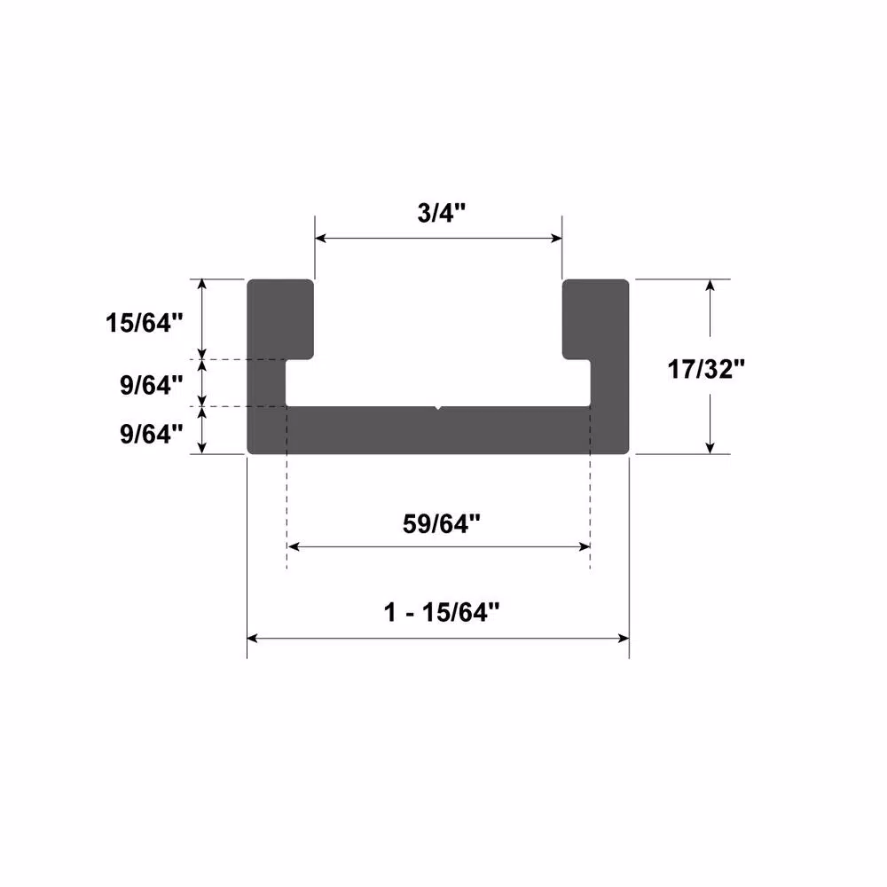 POWERTEC 48 in. Aluminum Miter T-Track and Miter T-Bar Combo