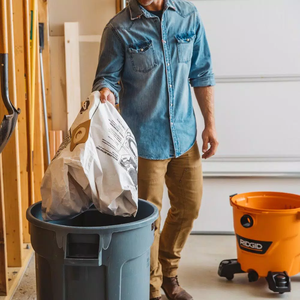 RIDGID Premium Size A Wet/Dry Dust and Debris Bags for 12-16 Gal. Shop Vacuums, 2-Pack