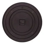 Pinnacle Silver and Black 18-Inch Round Wall Clock with Silent Mechanism thumbnail 5