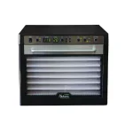 Tribest Sedona Combo 9-Tray Food Dehydrator, Black Stainless Steel with Dual Fan & Digital Timer thumbnail 1
