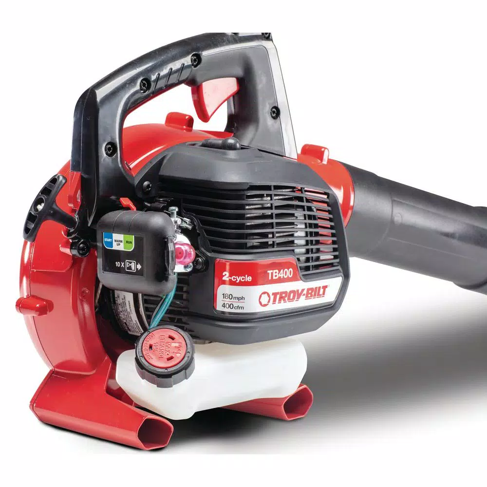 Troy-Bilt TB400 25 cc Gas Handheld Leaf Blower, 180 MPH, 400 CFM