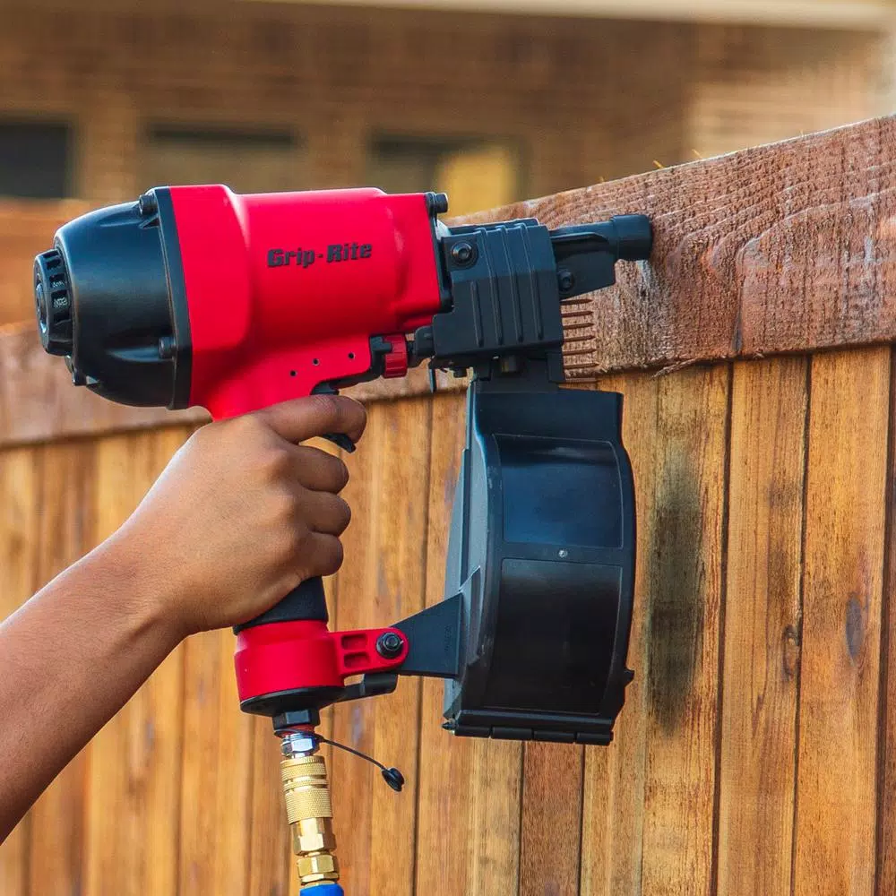 Grip-Rite RED System GRTCS250Z 15-Degree Coil Siding Nailer, 1-1/4 in. to 2-1/2 in.