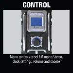 Makita 18V LXT Lithium-Ion Bluetooth Job Site Radio, Model XRM06B (Tool Only) thumbnail 10
