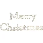 Fraser Hill Farm 590-Light LED Merry Christmas Sign, Warm White Outdoor Holiday Decoration thumbnail 1