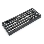 Husky 19-Piece Socket Accessory Set with Wobble Extensions, Adapters, and Universal Joints thumbnail 2