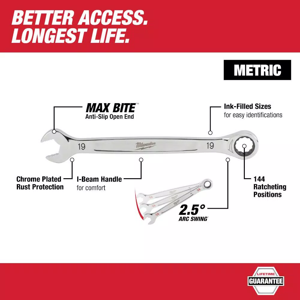 Milwaukee 21-Piece Metric Ratcheting Wrench and Screwdriver Tool Set