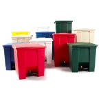 Rubbermaid Commercial Products 18 Gal. Red Fire-Safe Step-On Medical Trash Can, Puncture-Resistant Plastic thumbnail 6