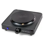HomeCraft Single Burner 750W Black Hot Plate with Adjustable Temperature Control thumbnail 1