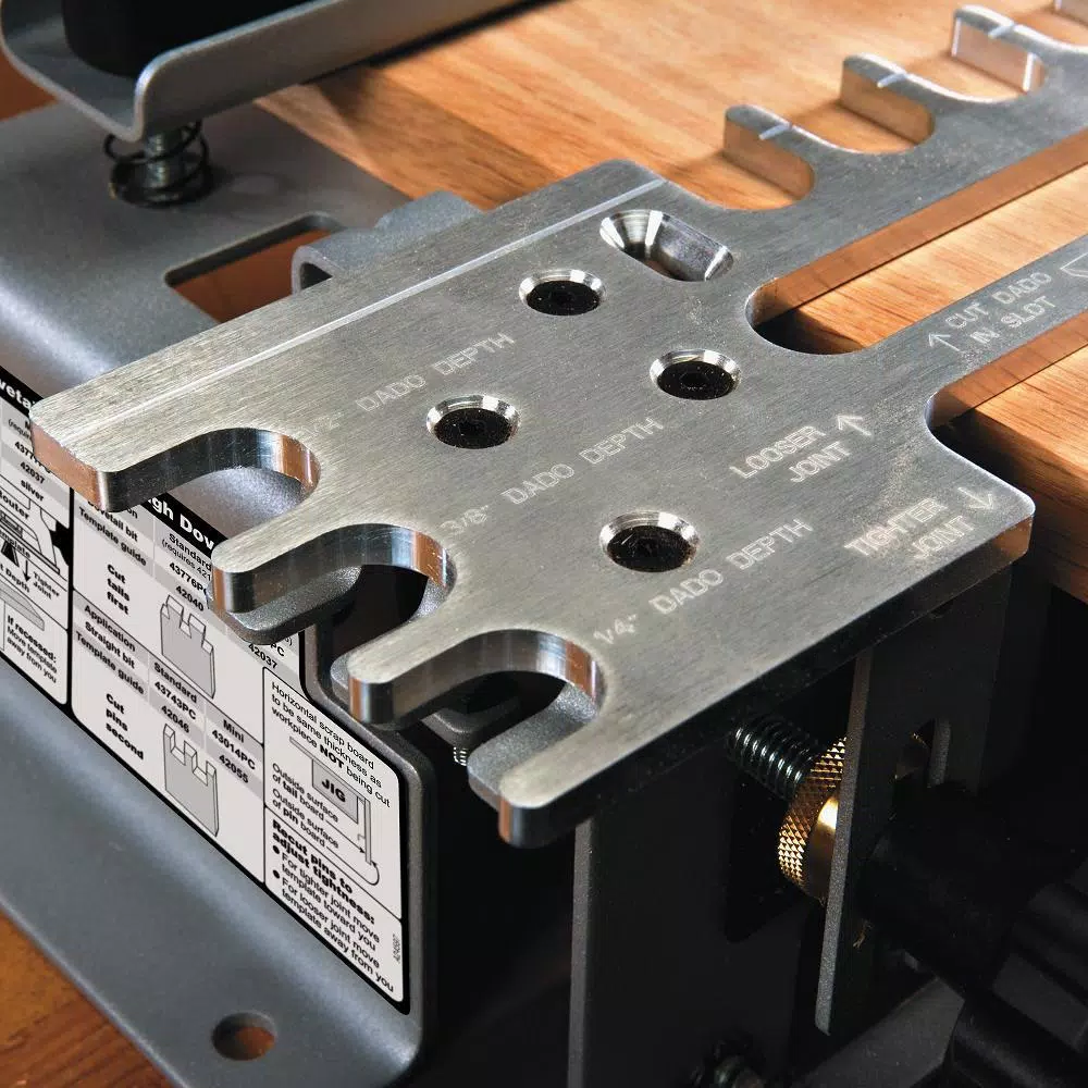PORTER-CABLE 12 in. Dovetail Jig Set with Templates and Router Bits