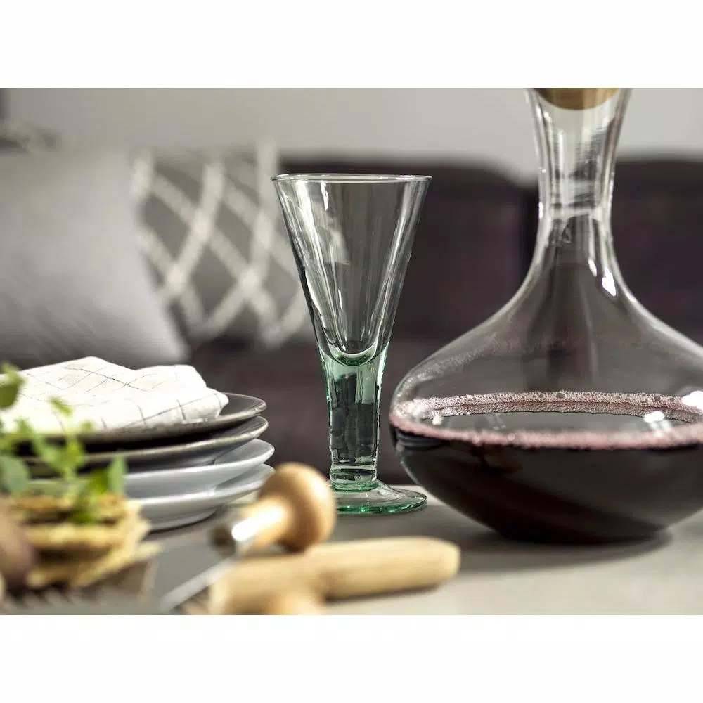 Sagaform Glass Nature Wine Carafe with Oak Stopper