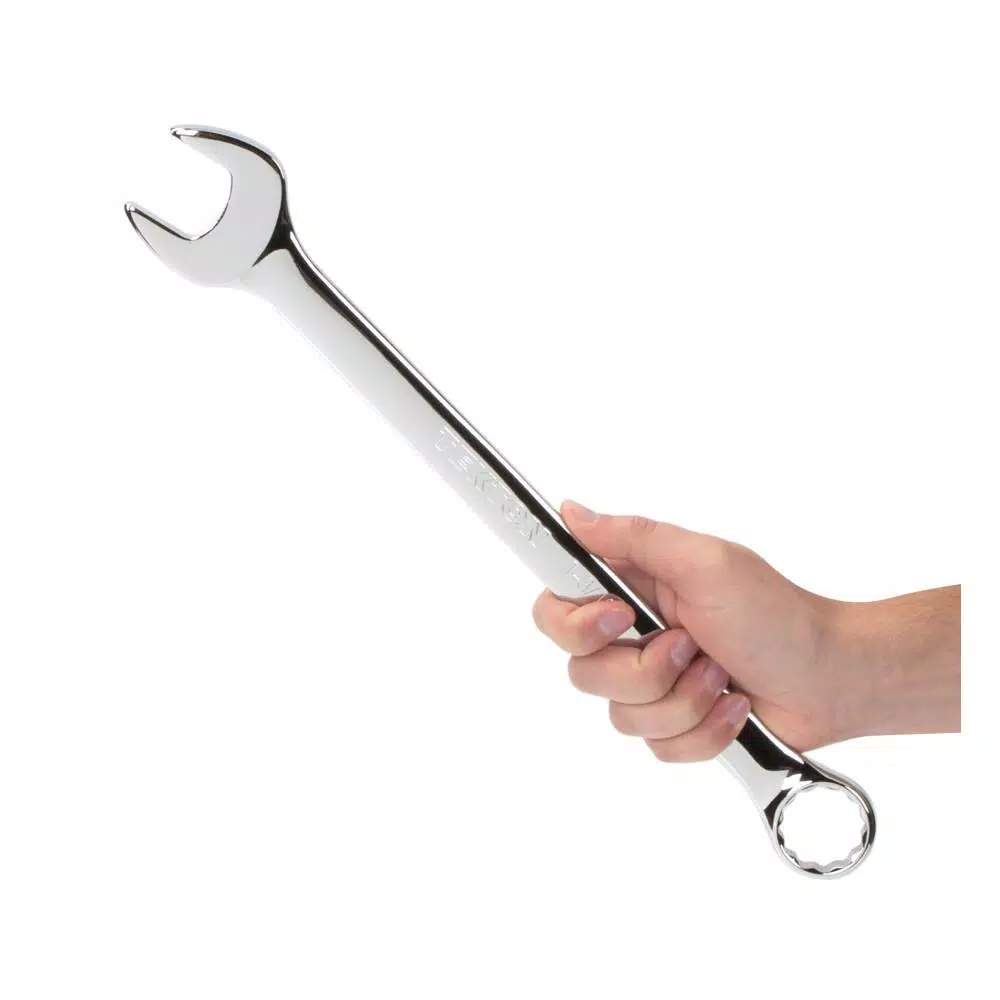TEKTON 1-3/16 in. Combination Wrench, 12-Point Box End, Chrome Vanadium Steel