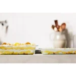 Pyrex 4-Piece Deep Glass Bakeware Set with Lids, Rectangle thumbnail 3