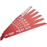 Diablo Demo Demon 9 in. 8/14 TPI General Purpose Reciprocating Saw Blades, 5-Pack + Bonus Carbide Blade thumbnail 3