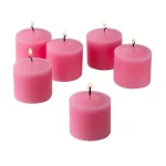 Light In The Dark Pink Rose Garden Scented Votive Candles, 10 Hour Burn Time (Set of 36) thumbnail 1