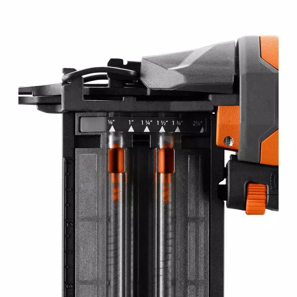RIDGID 18-Gauge 2-1/8 in. Brad Nailer Kit with CLEAN DRIVE Technology and 50 ft. Lay Flat Air Hose