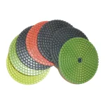 Unbranded JHX 4 in. Wet Diamond Polishing Pads for Granite and Concrete, 7-Piece Set thumbnail 1