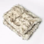 Best Home Fashion Bleached Finn Faux Fur Throw Blanket, 58 in. x 60 in. thumbnail 5