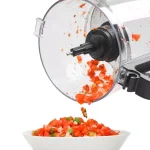 KitchenAid 7-Cup 3-Speed Contour Silver Food Processor with Locking Lid and Stainless Steel Blades thumbnail 3