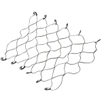 Erickson 52 in. x 70 in. Truck Cargo Net with 22 Hooks and Storage Bag thumbnail 1